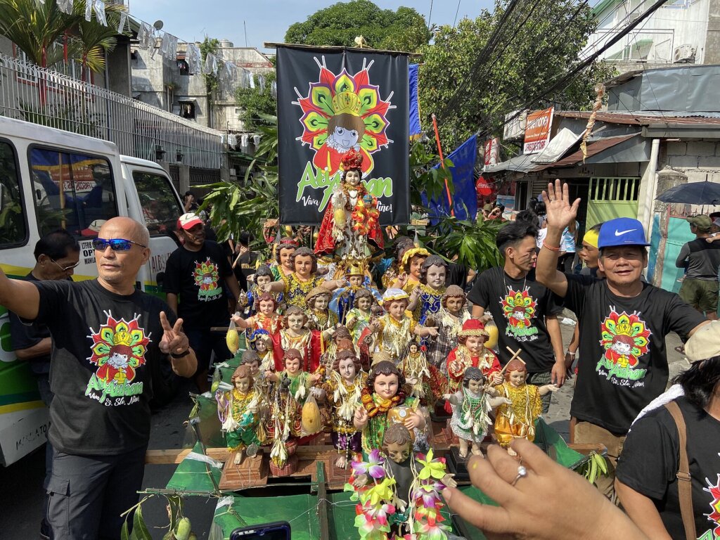 Ati-Atihan Festival performers in Kalibo, Aklan
