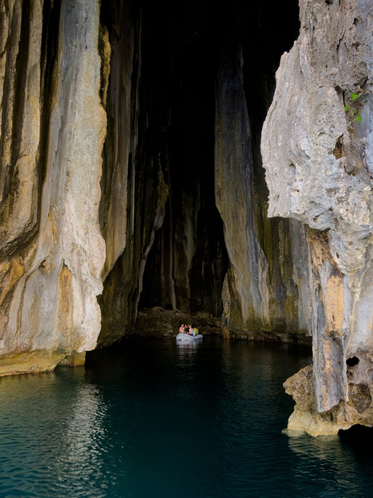 Limestone cave on a Tour B island in El Nido, Palawan