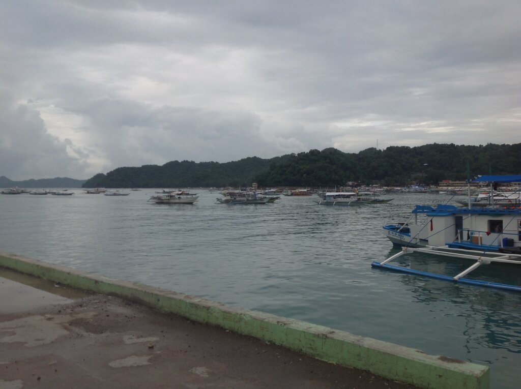El Nido sea port on arrival day