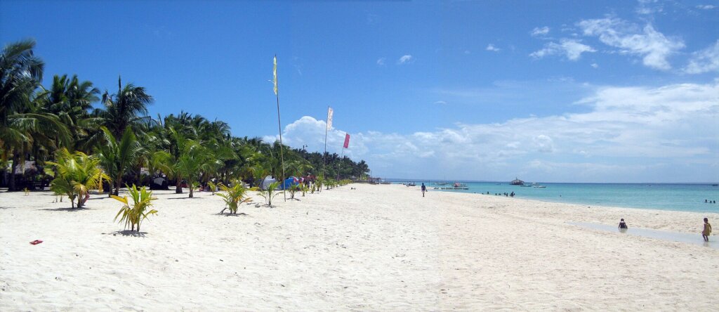 Sugar Beach on Bantayan Island, paired with El Nido in a two-island itinerary