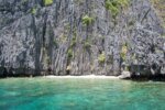 Island lagoon in El Nido Bay in Palawan