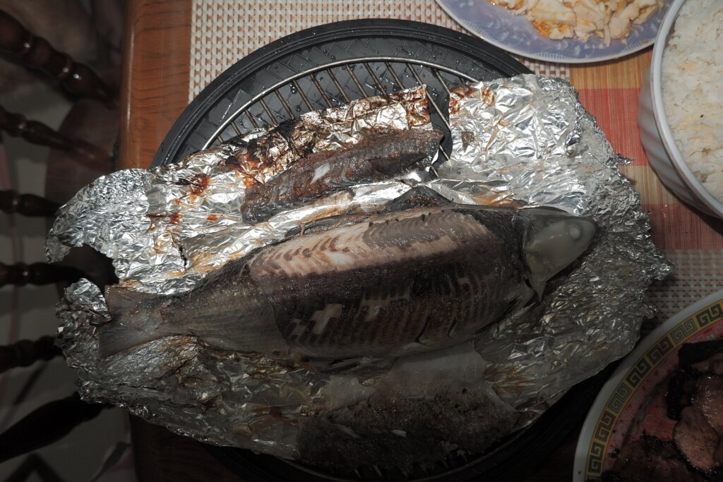 Grilled fish cooked paluto-style in El Nido