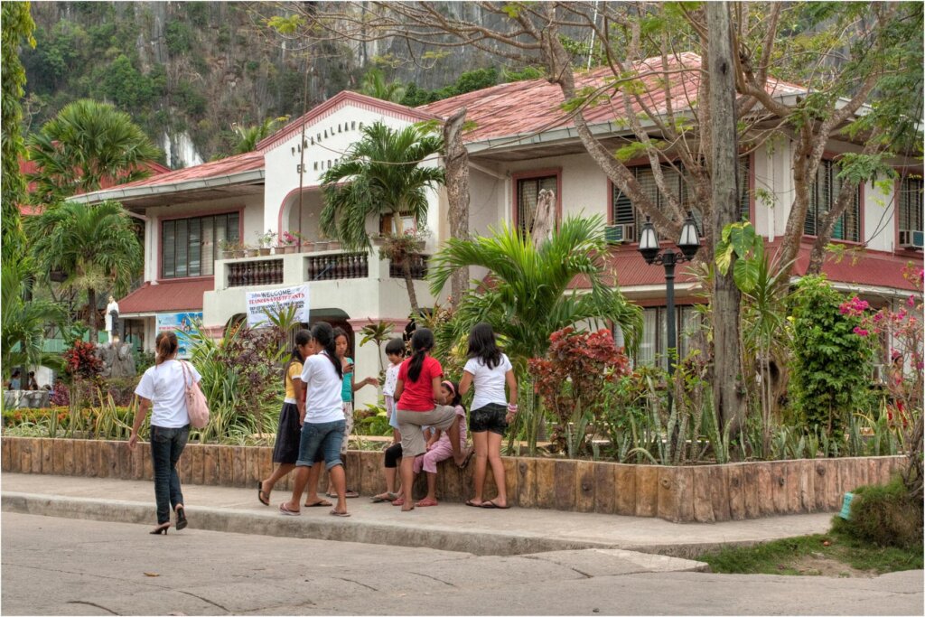 El Nido Municipal Hall in the town center, Palawan