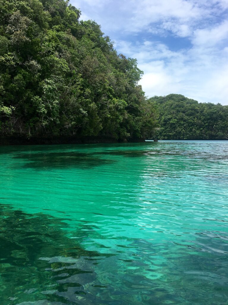 Palau Rock Islands seen from above