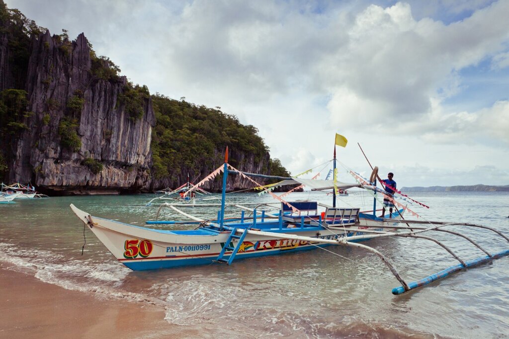 Sabang coast near the Puerto Princesa Underground River, Palawan