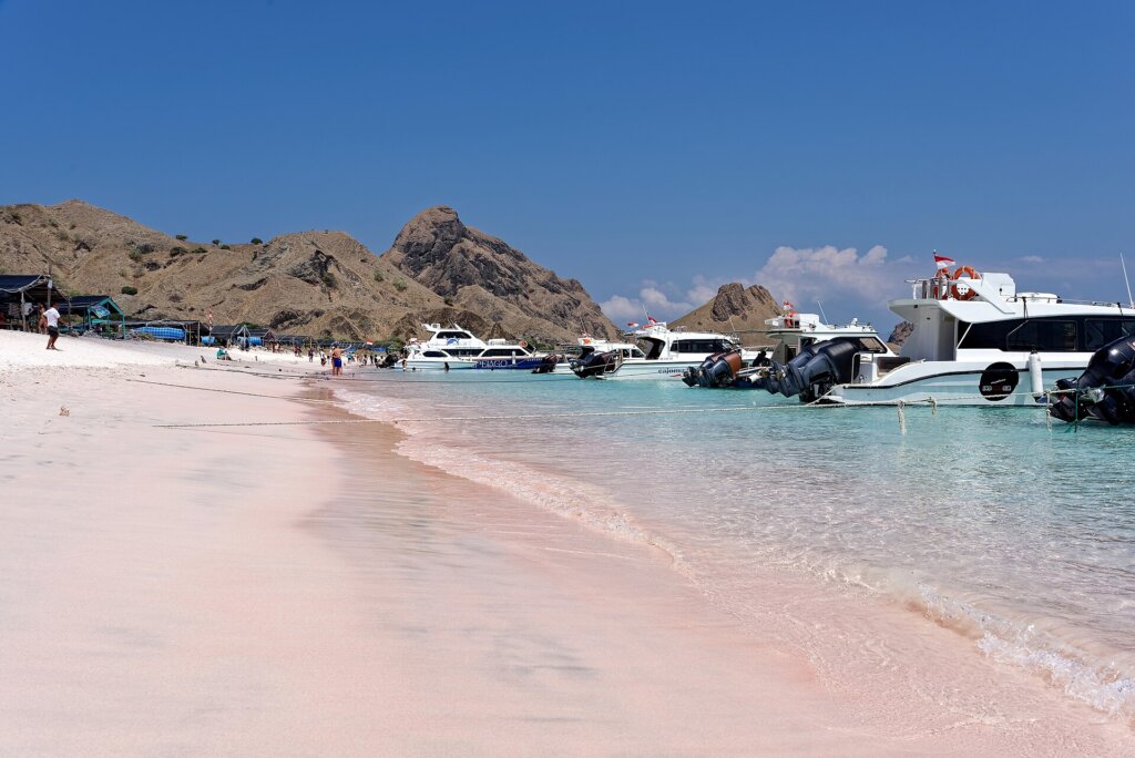 Pink Beach on Padar Island, Komodo National Park