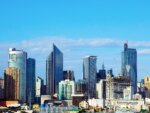 Makati skyline in Manila, a common business-trip base before an El Nido extension