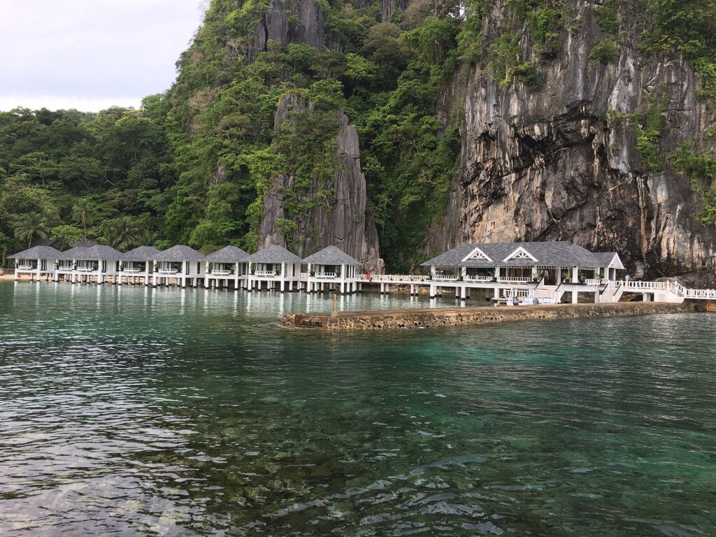 Lagen Island resort cove in El Nido, Palawan